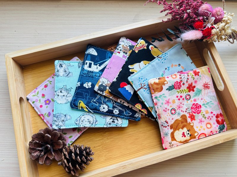 Cotton coaster Japanese style coaster Japanese style coaster insulation pad - ที่รองแก้ว - ผ้าฝ้าย/ผ้าลินิน 