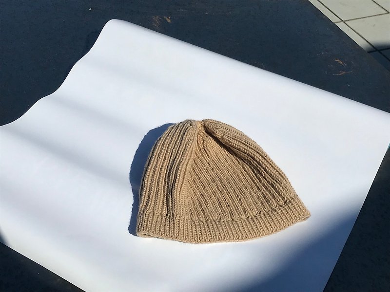 Classic Milk Tea | Knitted Woolen Hat
