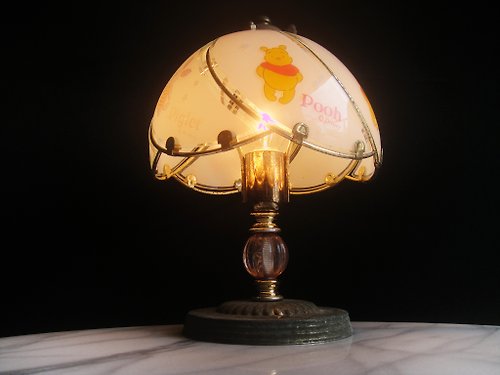老時光OLD-TIME Vintage & Classic & Deco 【老時光 OLD-TIME】早期二手台灣製玻璃桌燈