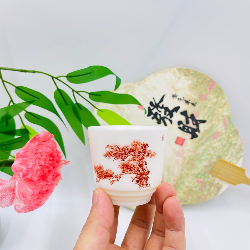 松樹主人杯 - 茶壺/茶杯/茶具 - 瓷 白色