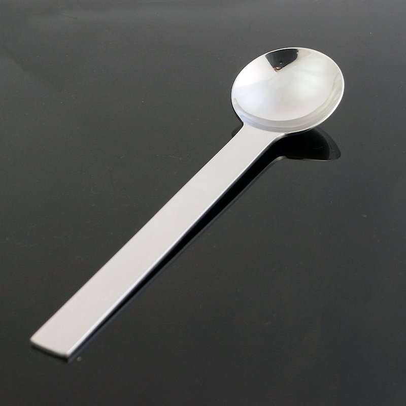 [Japan Shinko] Made in Japan IF.Good Design Award Designer Series TI-1 Main Spoon - ช้อนส้อม - สแตนเลส สีเงิน