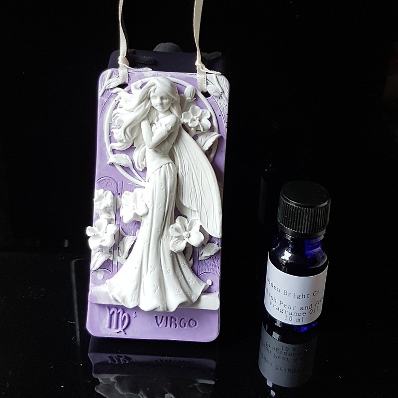 Kit: Virgo Aroma stone and 10 ml fragrance/essential oil - น้ำหอม - วัสดุอื่นๆ สึชมพู