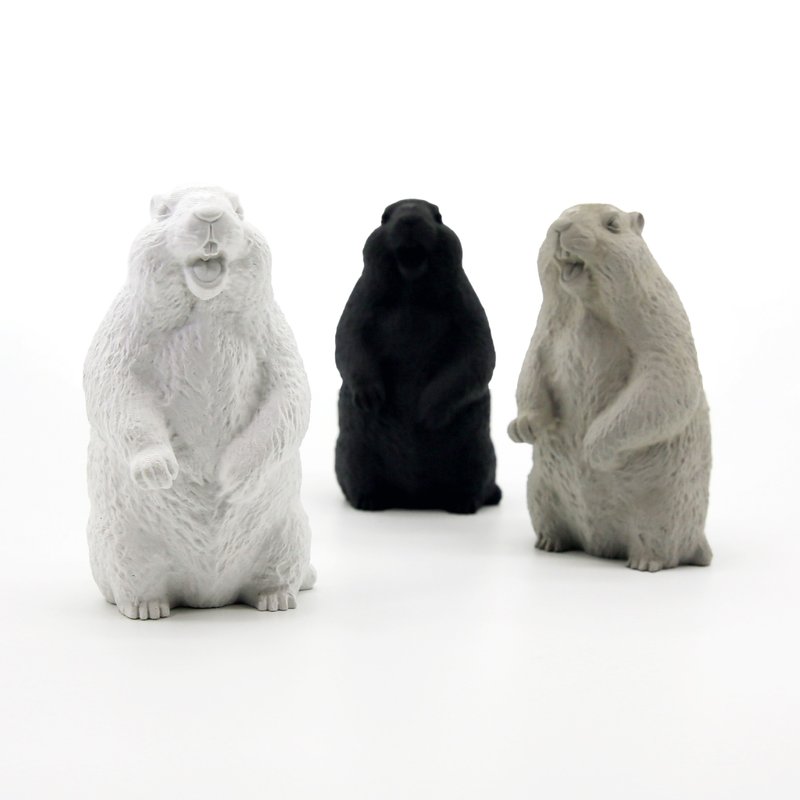 Screaming Groundhog Aroma Stone I 尖叫土撥鼠擴香石 I 附精油 - 香氛/精油/擴香 - 水泥 