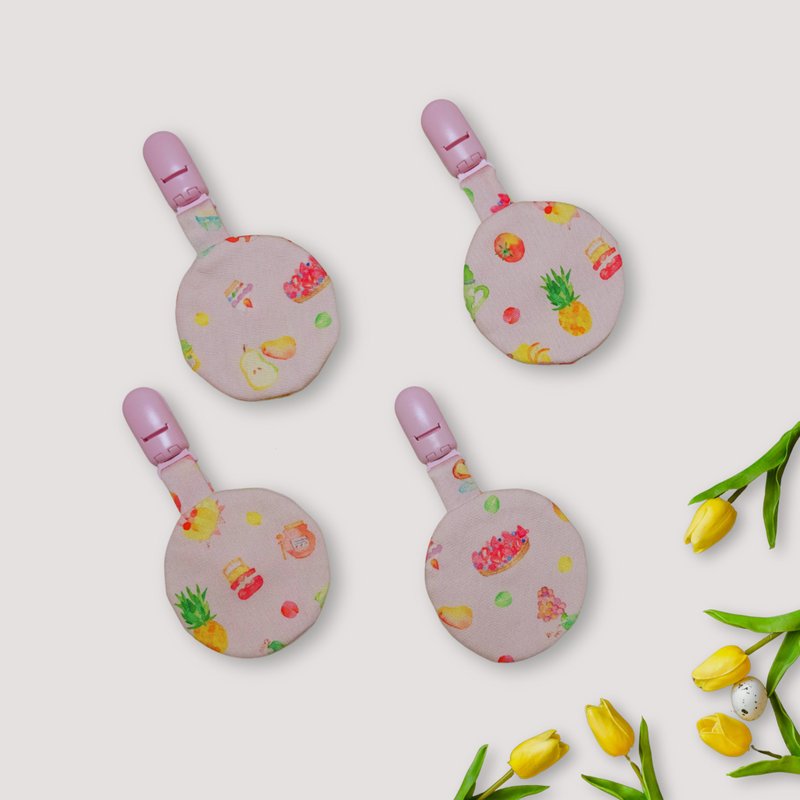 Peace Talisman Bag-Watercolor Style Dessert - ซองรับขวัญ - ผ้าฝ้าย/ผ้าลินิน สึชมพู