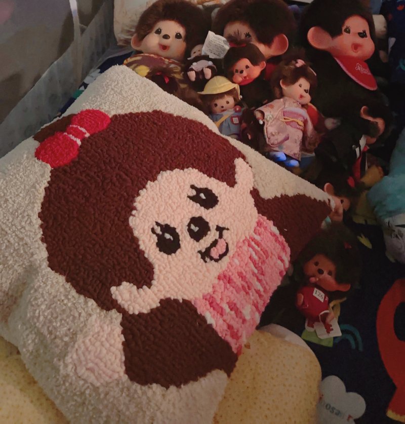 小尺寸 新竹手作單面滿版抱枕  Tufting  簇絨槍體驗 - 編織/羊毛氈/縫紉 - 棉．麻 