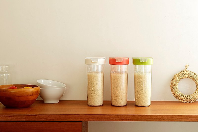 日本LIBERALISTA可冷藏多功能收納保鮮儲米罐 - 三色 - 廚具 - 塑膠 