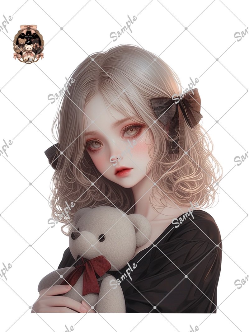 オリジナル人物ステッカー - 貼紙 - 紙 