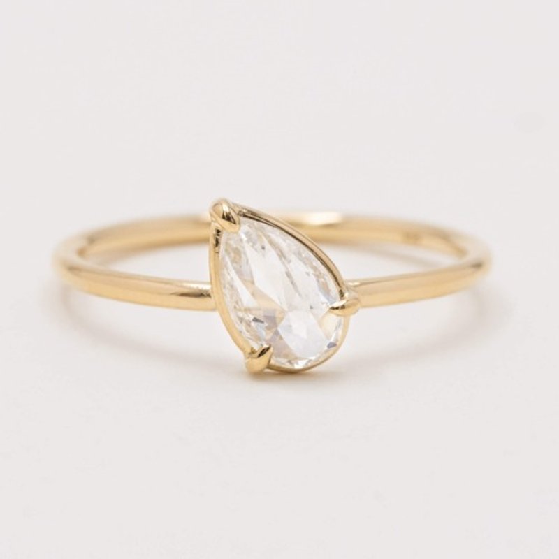 L'EAU Drop Diamond Ring - 戒指 - 寶石 