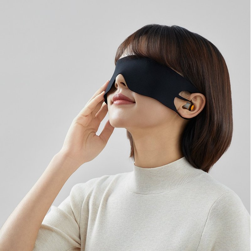 【EVERY THINK】Thin-sheet noise reduction eye mask is skin-friendly, 0 pressure sensitive, reduces noise up to 30 decibels, is thin, lightweight and portable - Eye Masks - Other Materials Multicolor