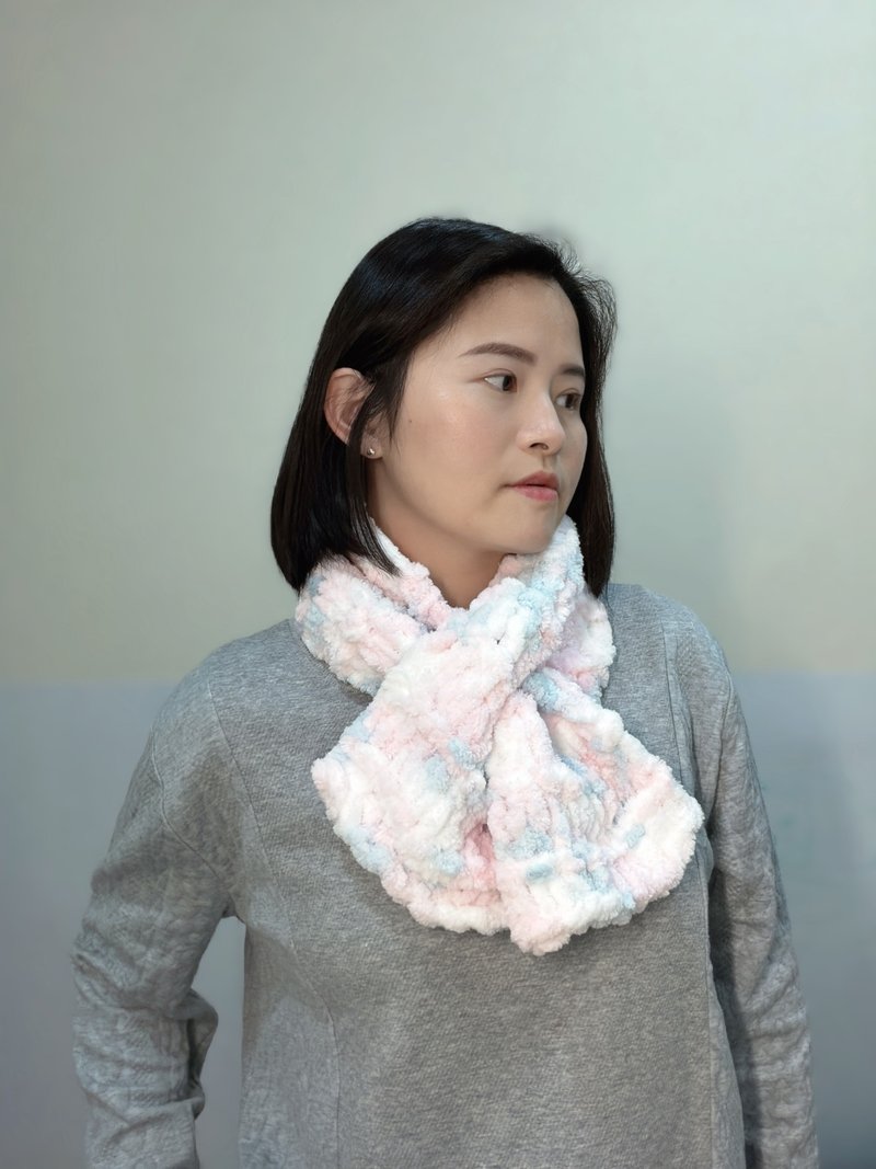 Sweet Neck Warmer - Knit Scarves & Wraps - Other Materials Pink