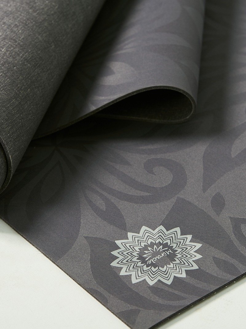 Miracle.YH-natural rubber environmentally friendly non-toxic yoga mat-4mm Joséphine Dali flower - Yoga Mats - Rubber 