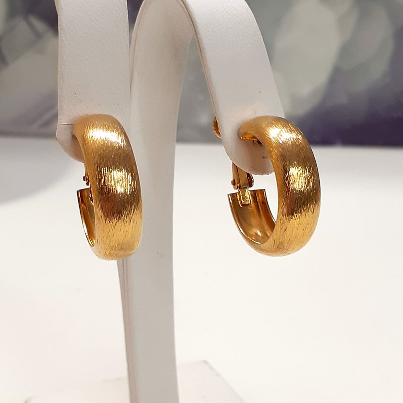 napier - 耳環/耳夾 - 其他金屬 金色