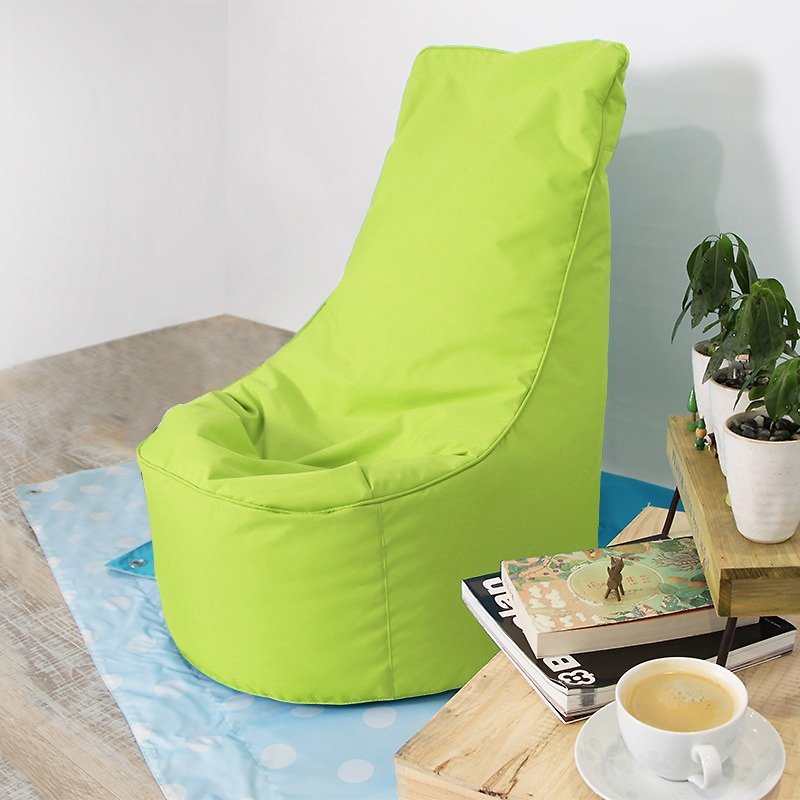 Lazy bone reclining chair (middle). Yellow and green (a 50% discount coupon is given when you purchase it) - Other Furniture - Other Materials Yellow