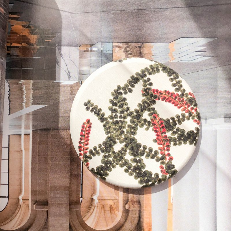 【紐釦蕨】天然珪藻土|瞬吸水杯墊|SGS台灣製造|聖誕包裝 - 杯墊 - 環保材質 綠色