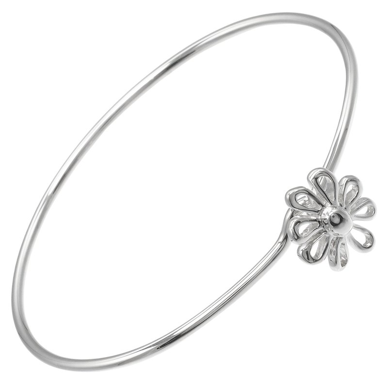 【日本直送】ティファニー TIFFANY&Co. デイジーフラワー ブレスレット シルバー925 約7.7g【中古】Aランク - 手鍊/手環 - 銀 銀色