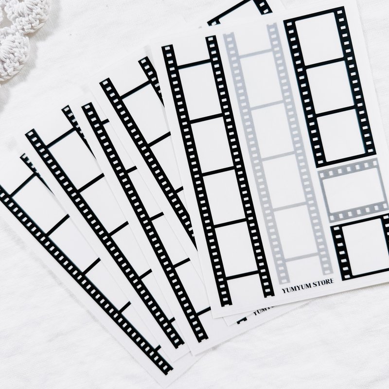 Basic film is only black Pet Stickers - 貼紙 - 其他材質 