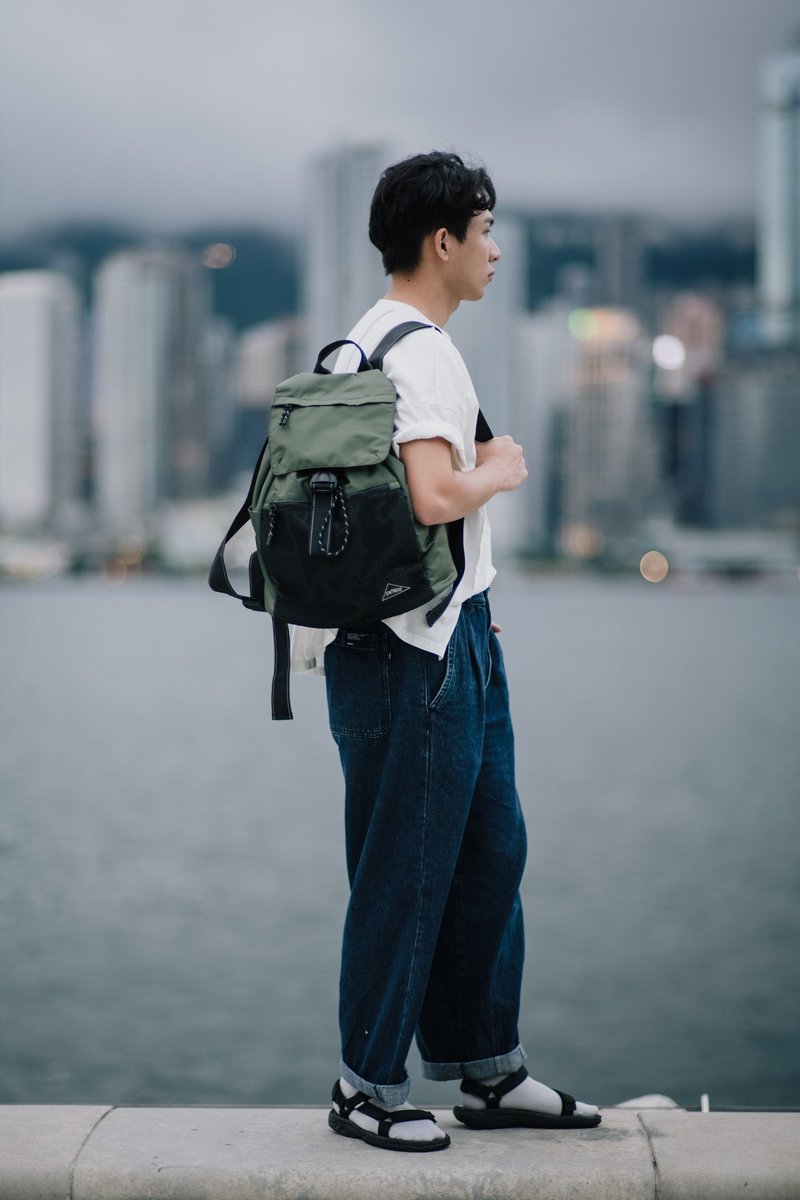 MATT背包 - 後背包/背包/書包 - 環保材質 綠色