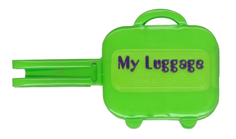 Alfalfa My luggage Luggage tag(Green) - Other - Plastic 
