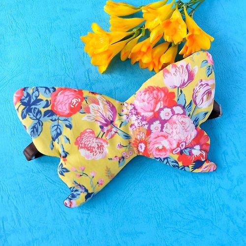 日本眼罩專賣店 upgrand Spring Butterfly | 眼罩 | Yellow | 收納袋