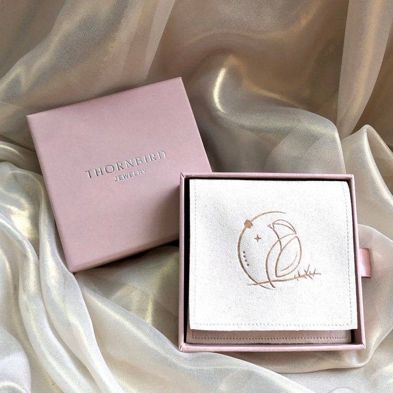 Thorny bird brand gift box | Jewelry box plus purchase - Storage & Gift Boxes - Paper Pink