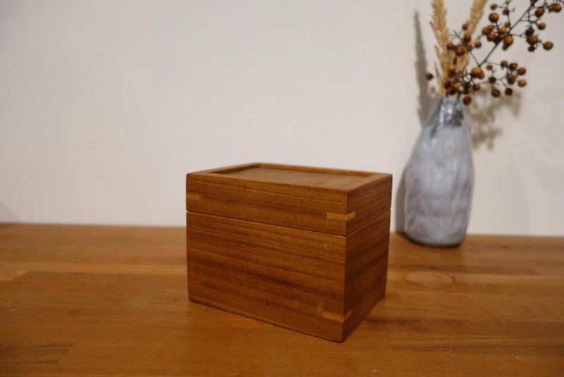 天地蓋印章盒 - 其他 - 木頭 咖啡色
