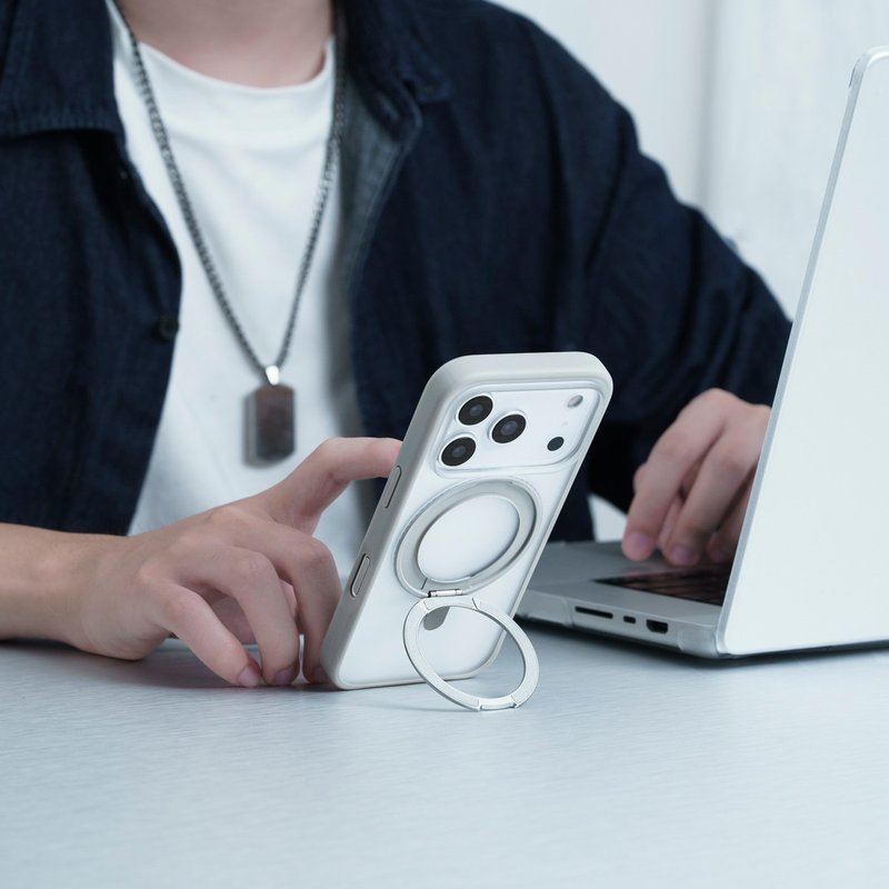 Solide RINGO iPhone 17系列 360度磁環支架保護殼 - 手機殼/手機套 - 其他材質 多色
