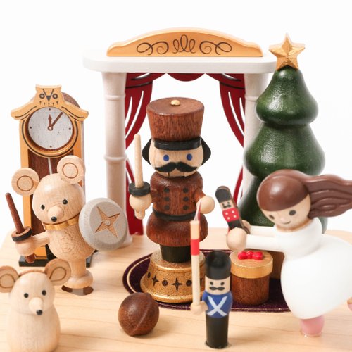 木製 くるみ割り人形 オルゴール　クリスマス Amazon.co.jp: Mr. Christmas くるみ割り人形 スイート