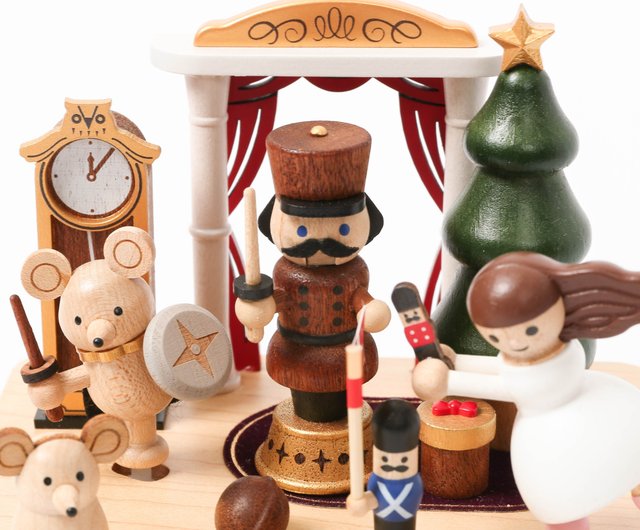木製 くるみ割り人形 オルゴール　クリスマス Amazon.co.jp: Mr. Christmas くるみ割り人形 スイート
