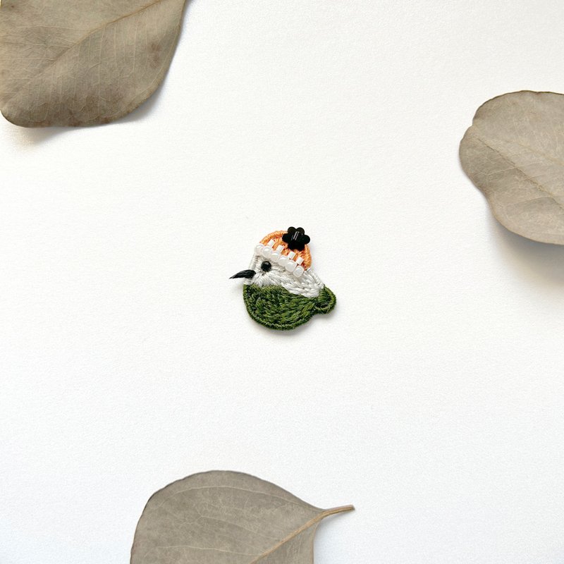 | fa.fa.Fa. | #171 | Handmade embroidery earrings_pierced / clip-on - Earrings & Clip-ons - Thread Multicolor