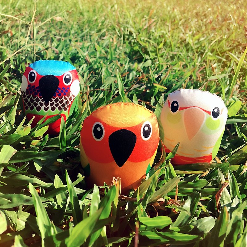 DIY手作鸚鵡 ∣ 太陽錐尾鸚鵡 Parakeet ‧ 紙鎮手作材料包 - 其他 - 其他材質 多色