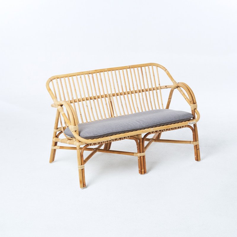 【Wotten ouRattan】Rattan double chair - เฟอร์นิเจอร์อื่น ๆ - วัสดุอื่นๆ สีกากี