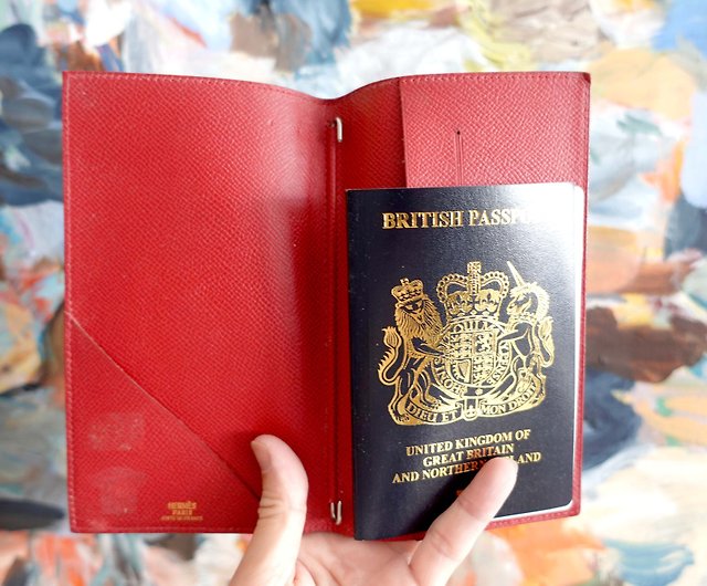 Buy HERMES passport case 13999 silver metal fittings [New, unused