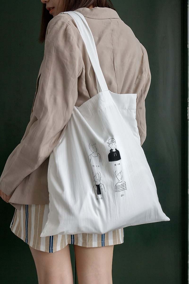 Tote Bag - I like it, i'm 25 boy. - Backpacks - Cotton & Hemp White