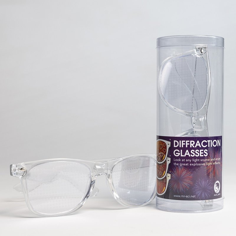 Light Diffraction Party Glasses (3 styles) - Glasses & Frames - Plastic Transparent