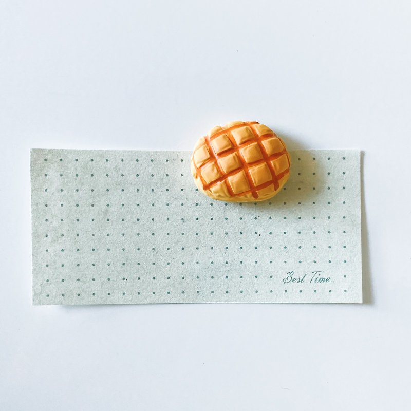 Good Noodle Tabletop Bread Magnet - Polo - Magnets - Resin Orange