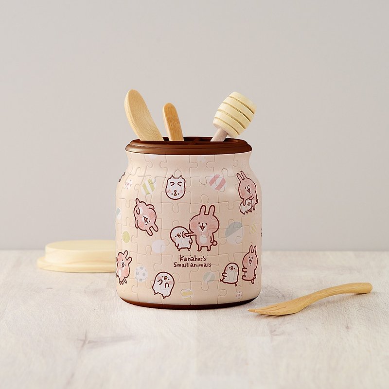 Pintoo Kanahei's small animal series storage jar 96 pieces happy candy jar BB1003 - Board Games & Toys - Other Materials Multicolor