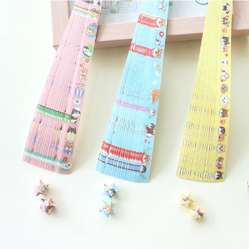 Shibanosuke/1cm folded star paper (3 colors) - อื่นๆ - กระดาษ 