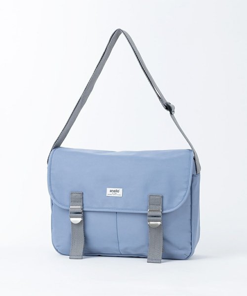 anello TOWN A4 Size Messenger Shoulder Corss Body School Bag ATM0632 Blue Grey Shop bigpandahk Messenger Bags Sling Bags Pinkoi