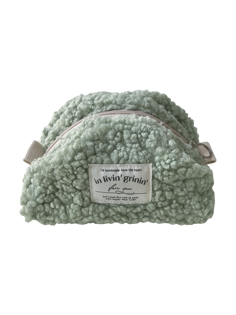 coloring dumble M_mint green - Toiletry Bags & Pouches - Other Man-Made Fibers Green