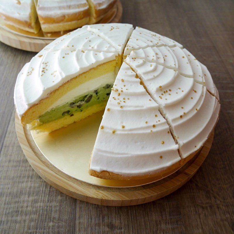 【Dobby Handmade Dessert】Shizuoka Matcha Red Bean Boston Pie - Cake & Desserts - Fresh Ingredients Green