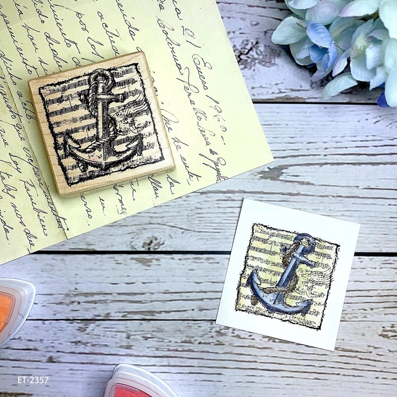 楓木印章-航海王樂譜紙 ET-2357 - 印章/印台 - 木頭 