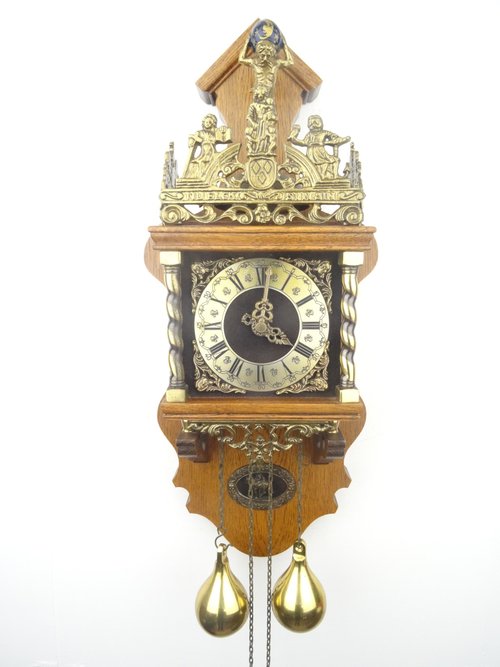 掛け時計　オランダ　Warmink社　ザーンセ時計　アンティーク 掛け時計 オランダ Warmink社 ザーンセ時計 アンティーク 掛け時計