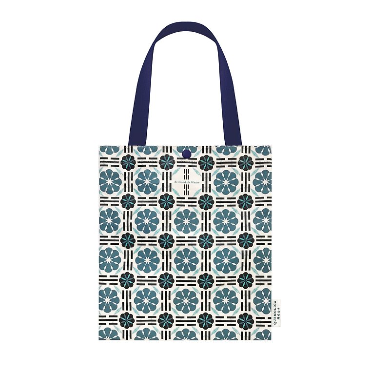 Shoulder Bag - AS GOOD AS WATER - Messenger Bags & Sling Bags - Cotton & Hemp Blue