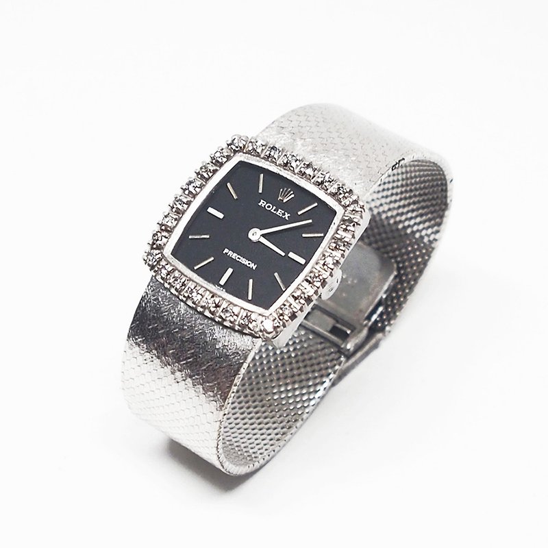 1972s ROLEX 勞力士古董機械鑽錶 - 女裝錶 - 其他金屬 銀色