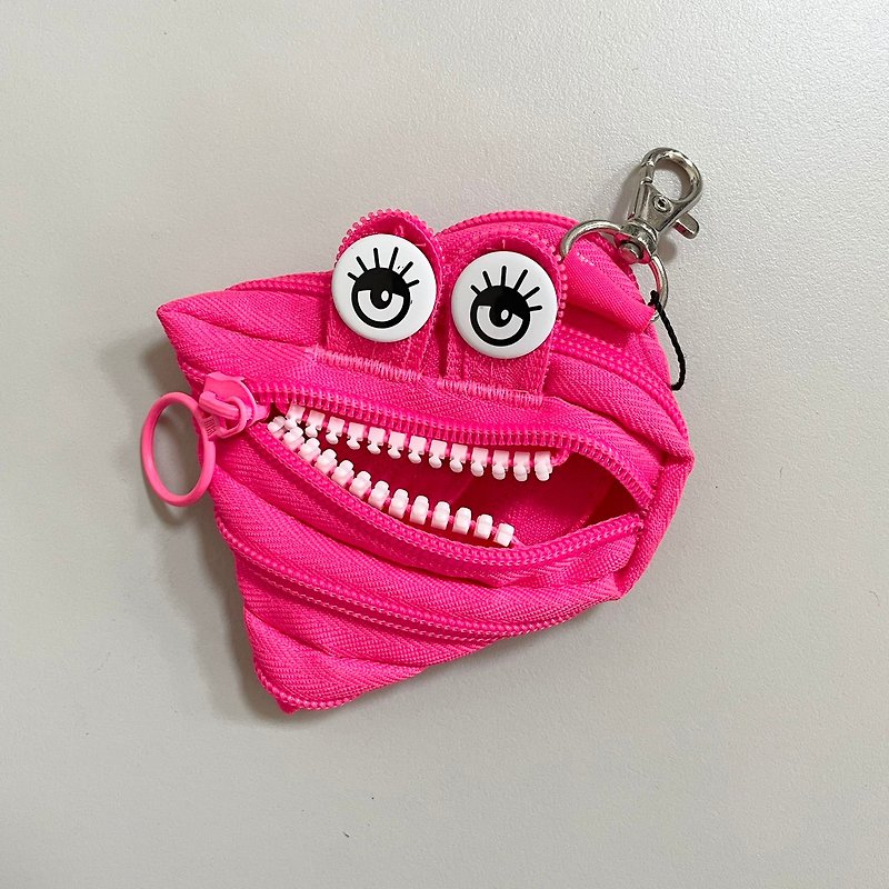 Zipit Monster Coin Purse - Cecillia Fresh Pink - Coin Purses - Polyester Pink