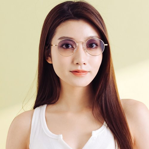 ALEGANT 時尚墨鏡│濾藍光眼鏡 奧蘭多的海洋樂遊│歐美度假風海域藍圓框墨鏡│UV400太陽眼鏡