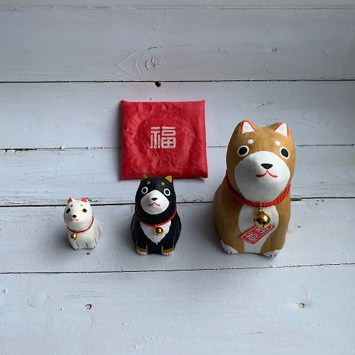 日本木村櫻士堂 - 吉享好物 日本吉祥物-柴犬-和紙製