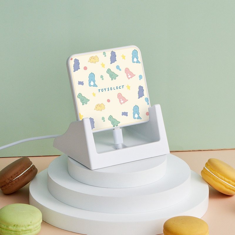 Little Dinosaur Gummy 15W Detachable Fast Charging Wireless Charger - Phone Charger Accessories - Plastic Multicolor