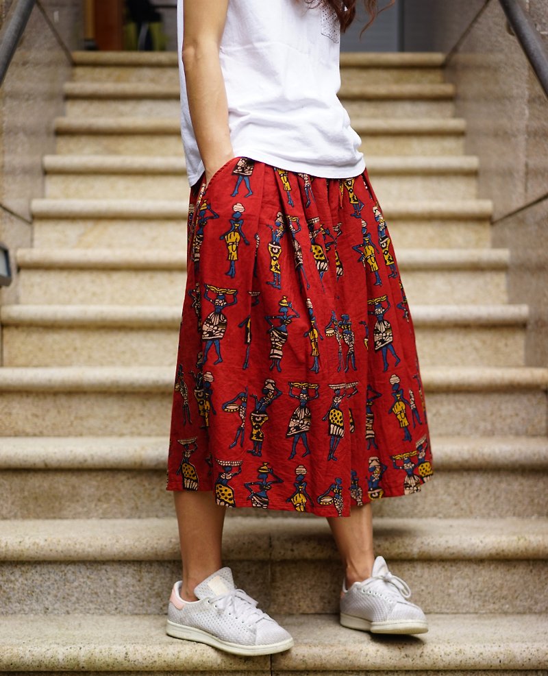 Woman culottes - Women's Pants - Cotton & Hemp Multicolor