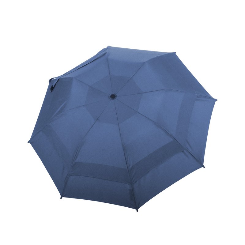 Jiayun Umbrella JIAYUN - 28 Inch Wind Resistant Folding Umbrella - Umbrellas & Rain Gear - Other Materials Blue